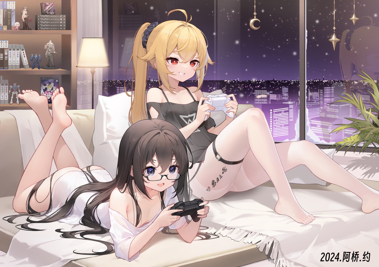 garter headphones megane pantsu pantyhose shebaotower