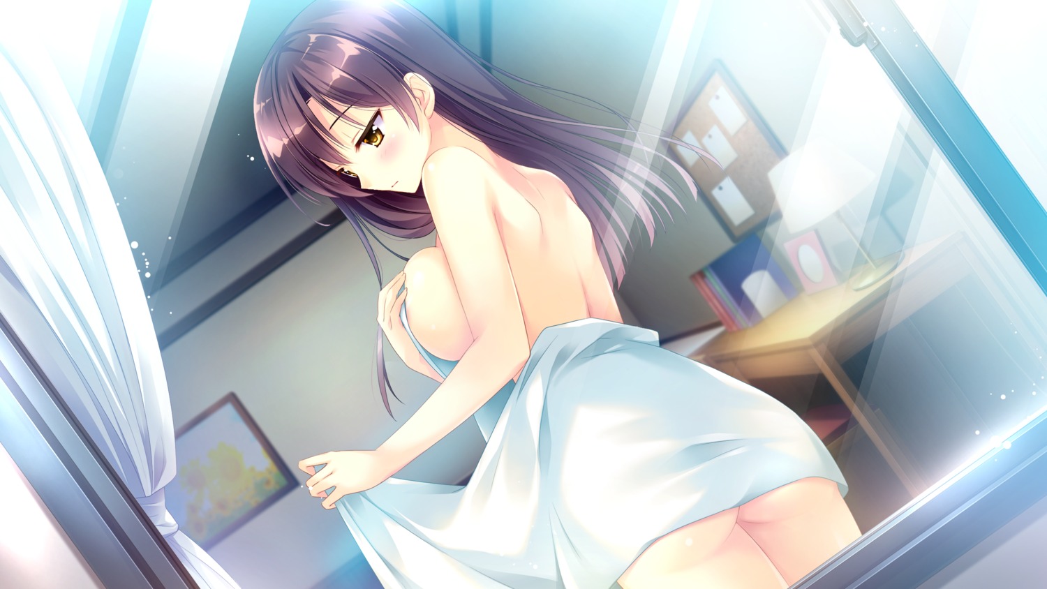 ass breast_hold ensemble_(company) game_cg kaburagi_yukie kimishima_ao koi_suru_kimochi_no_kasanekata naked towel