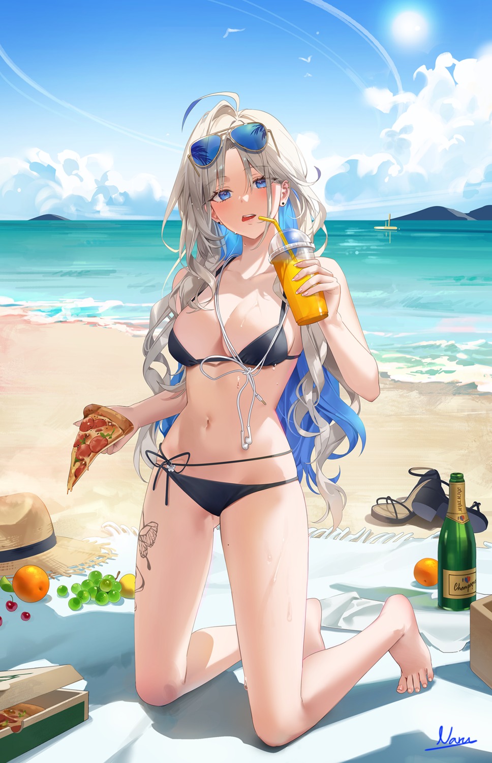 bikini megane naru_0 swimsuits tattoo