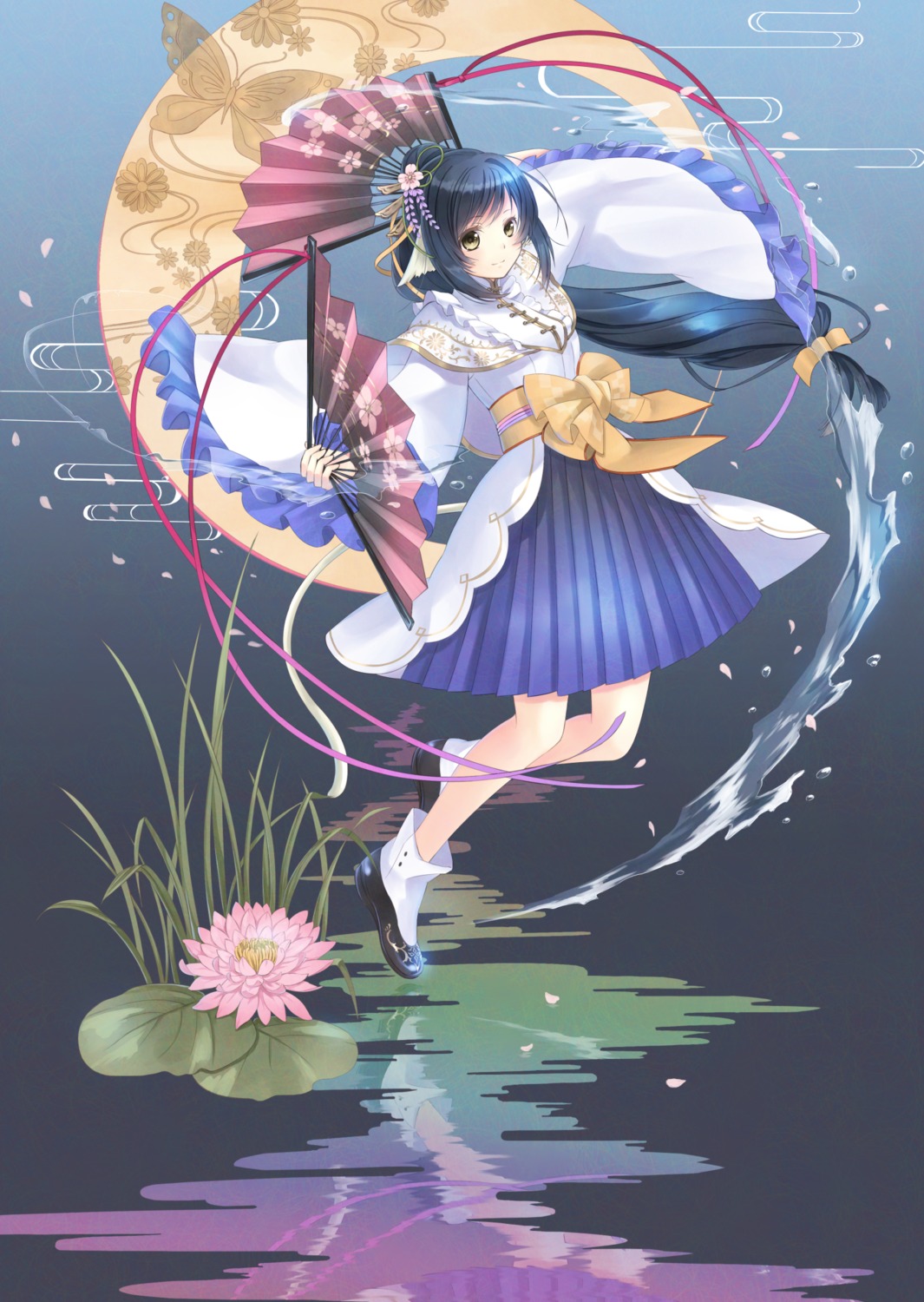 animal_ears japanese_clothes kuon_(utawarerumono) mokona1107 utawarerumono utawarerumono_itsuwari_no_kamen