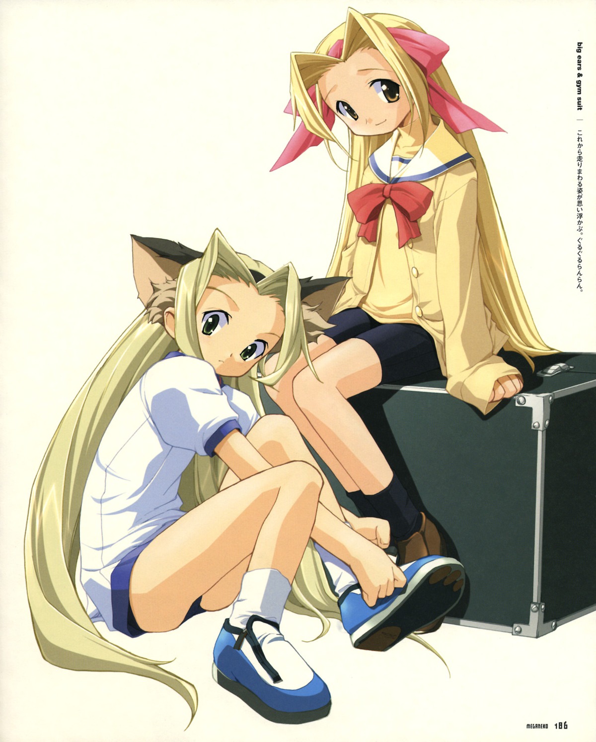 animal_ears bike_shorts e=mc2 gym_uniform nekomimi