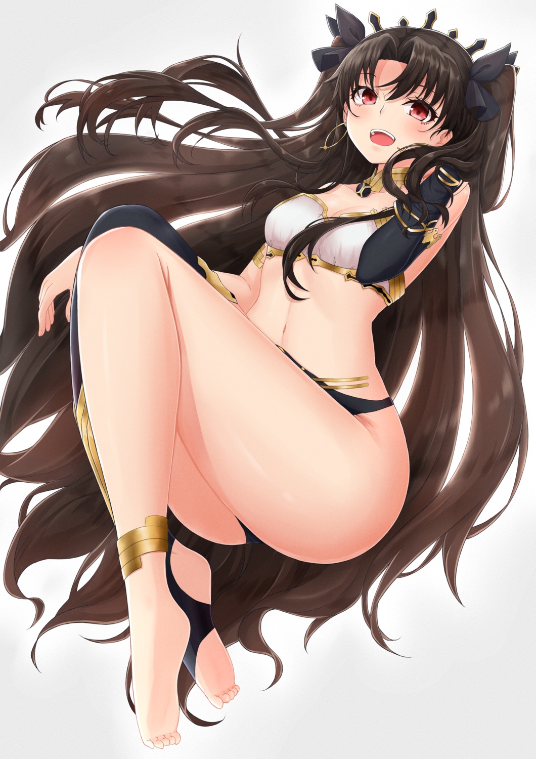 bikini_armor cleavage fate/grand_order ishtar_(fate/grand_order) minoshi thighhighs