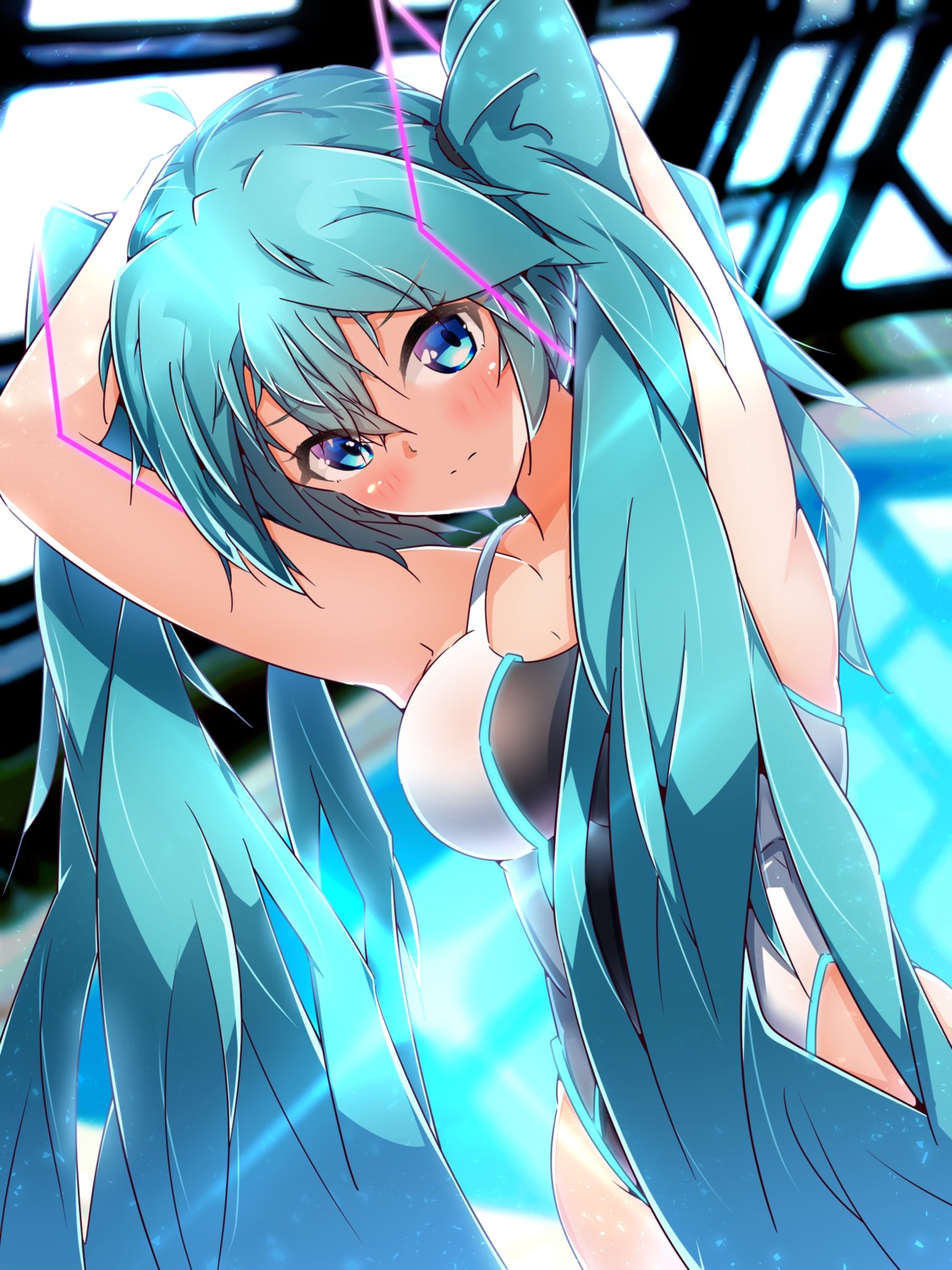 harukawa_(hal501) hatsune_miku swimsuits vocaloid