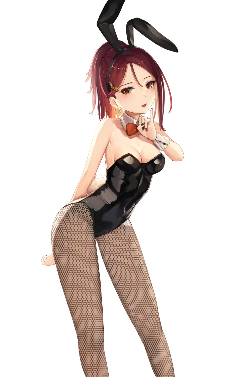 animal_ears bunny_ears bunny_girl fishnets love_live!_sunshine!! pantyhose sakurauchi_riko sunga2usagi tail