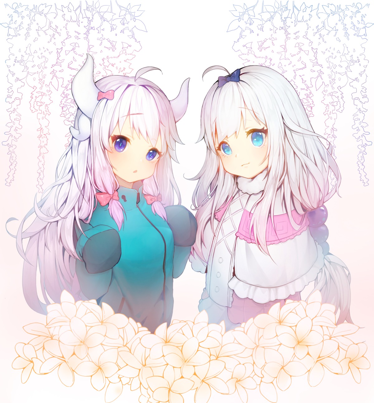 cosplay crossover eromanga-sensei horns izumi_sagiri kanna_kamui kobayashi-san_chi_no_maid_dragon tp_(kido_94)