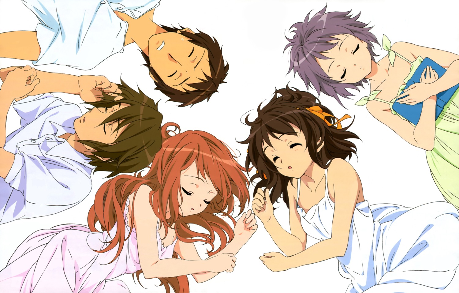 asahina_mikuru detexted koizumi_itsuki kyon nagato_yuki nishiya_futoshi suzumiya_haruhi suzumiya_haruhi_no_yuuutsu