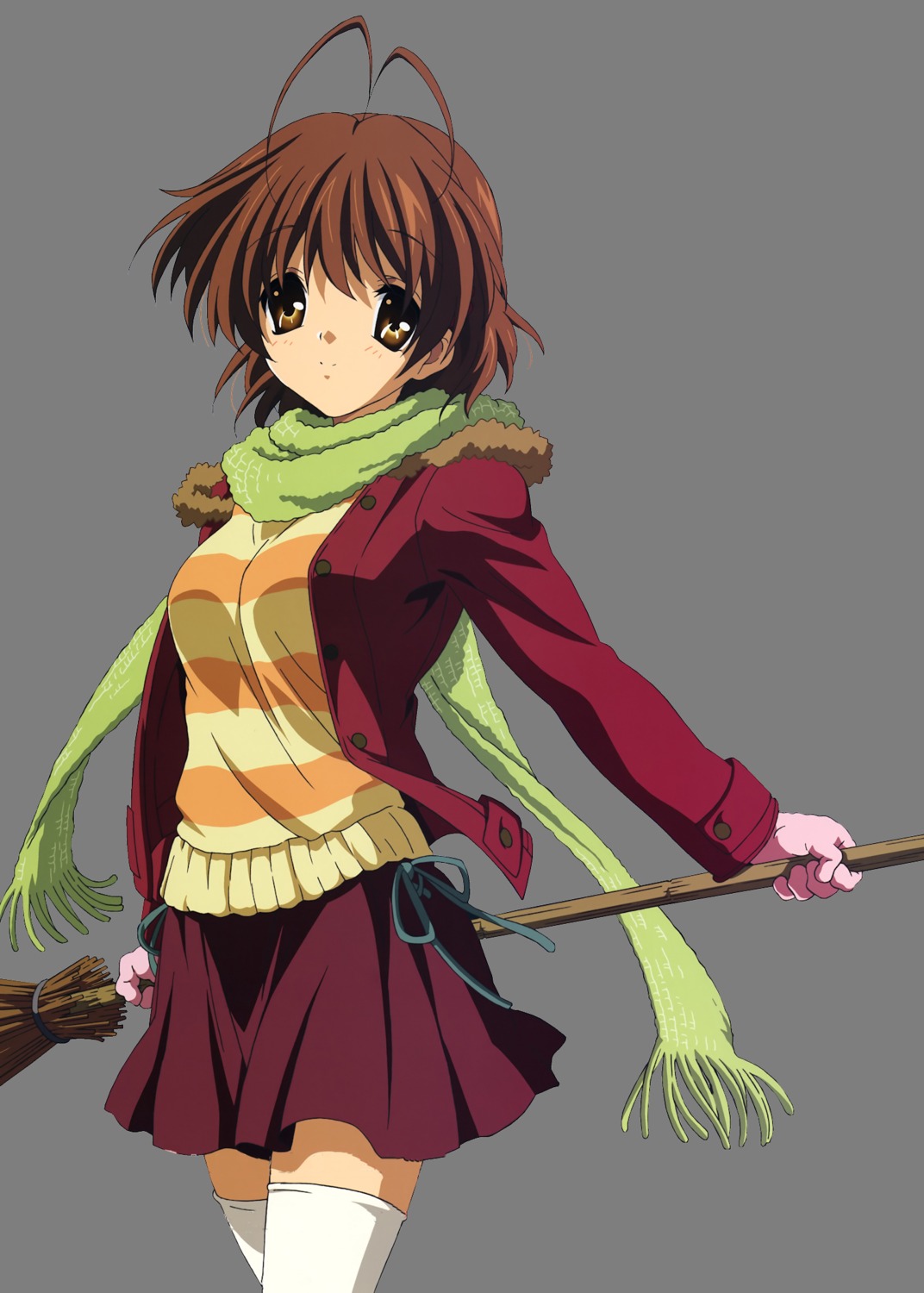 clannad furukawa_nagisa muta_ryouhei thighhighs transparent_png