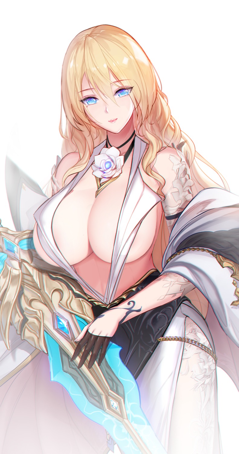 no_bra see_through sword tsuki_no_i-min