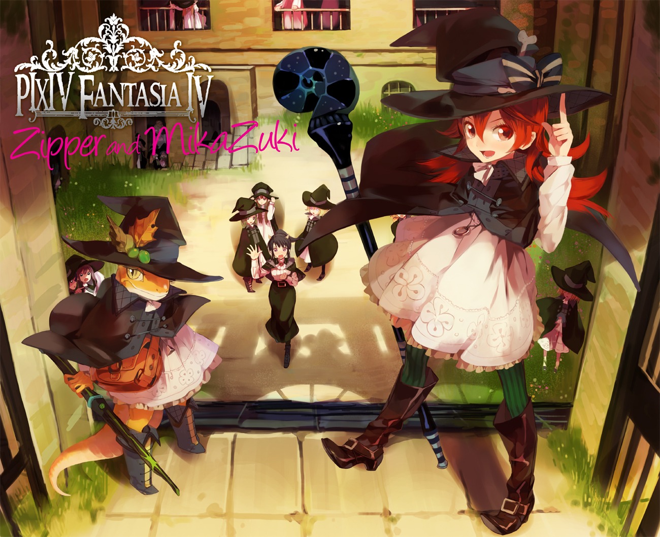 komagarita pantyhose pixiv_fantasia witch