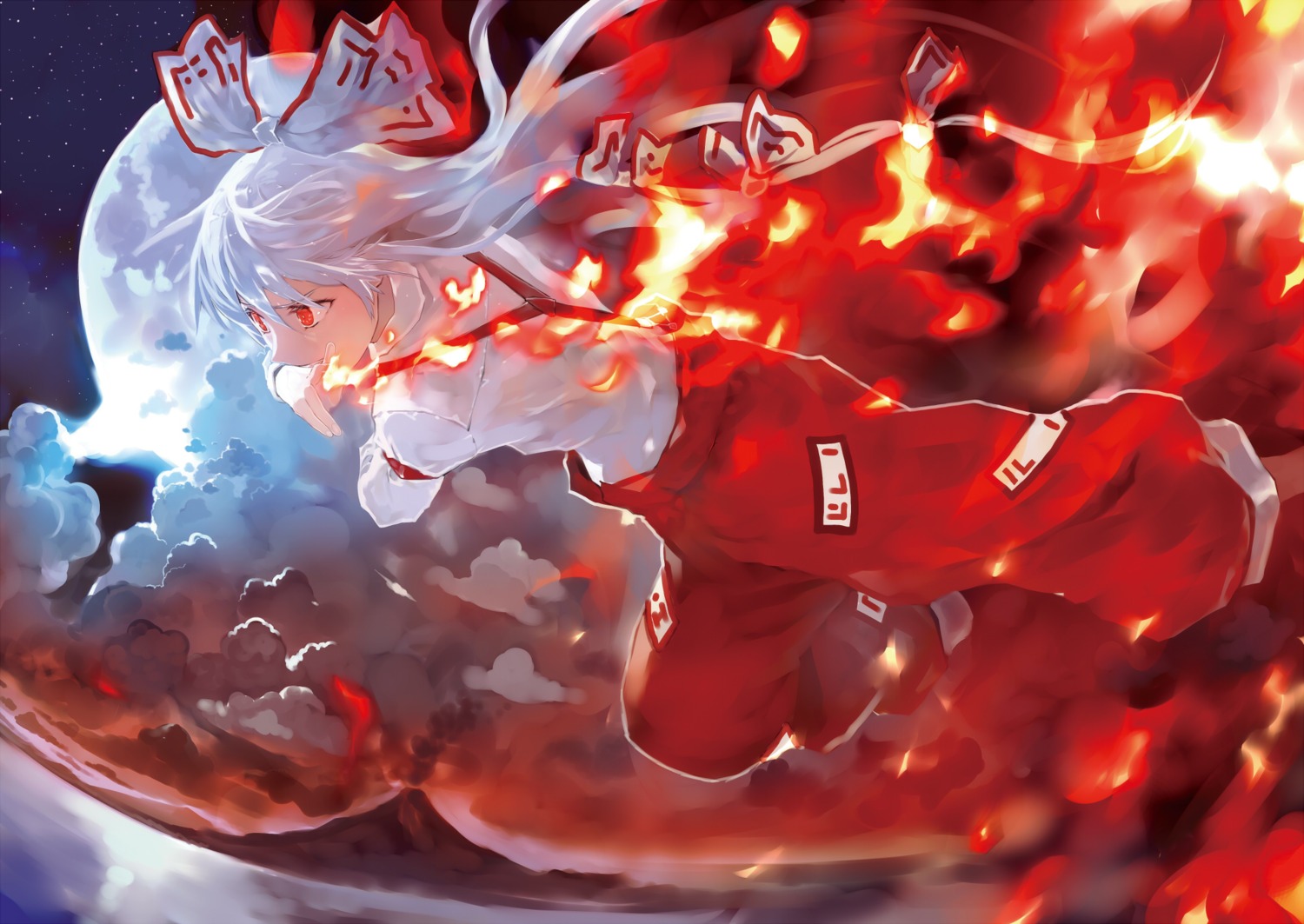 bob fujiwara_no_mokou touhou