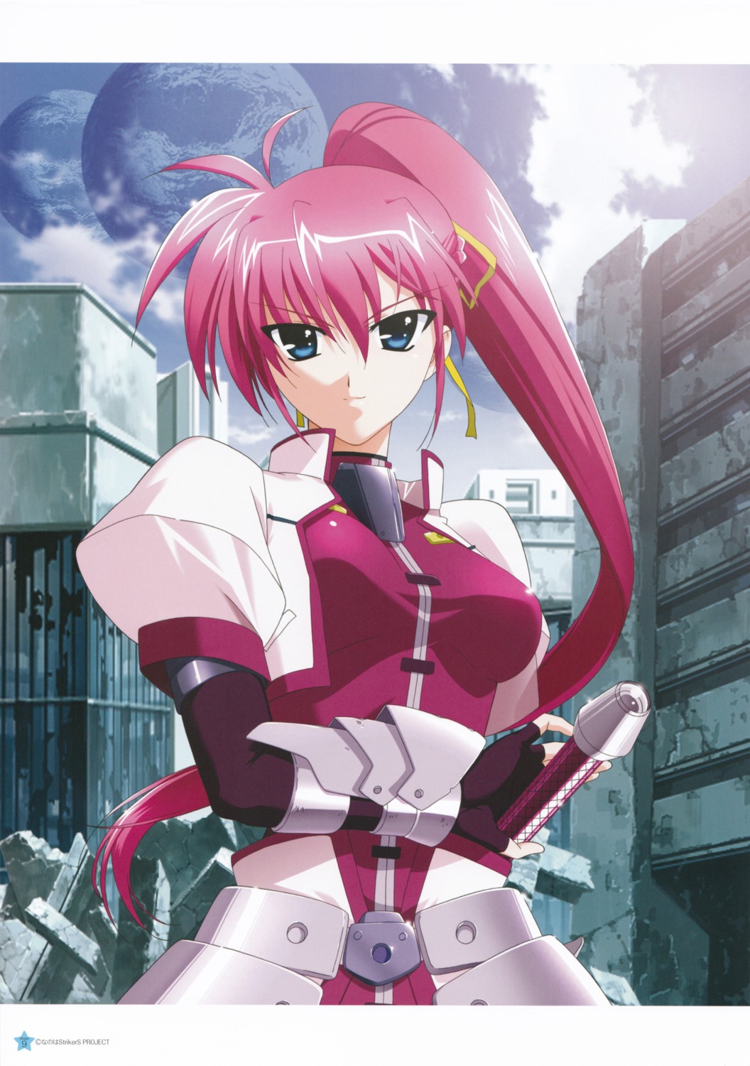 armor mahou_shoujo_lyrical_nanoha mahou_shoujo_lyrical_nanoha_strikers okuda_yasuhiro signum sword