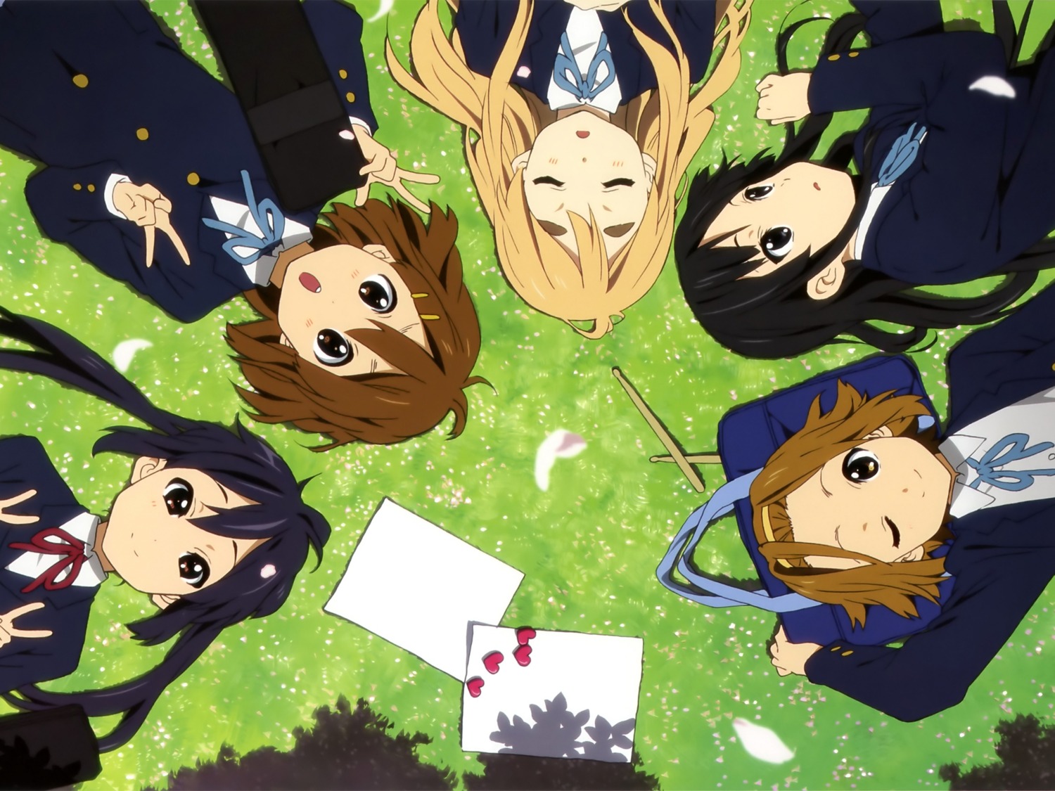 akiyama_mio hirasawa_yui k-on! kotobuki_tsumugi nakano_azusa seifuku tainaka_ritsu