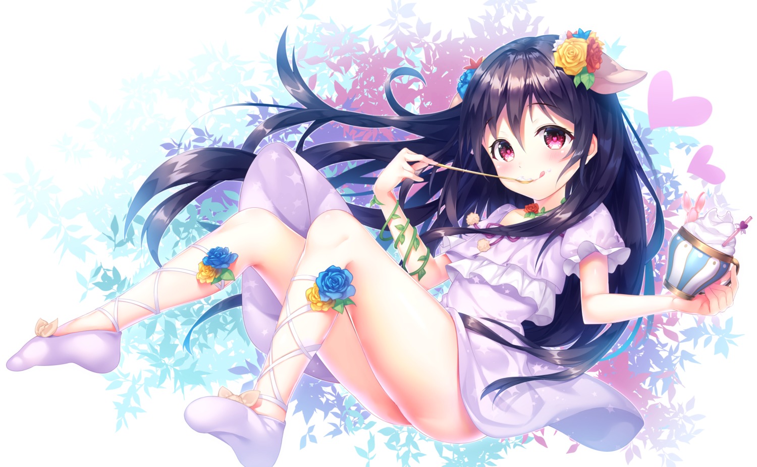 animal_ears dress kokkeina_budou love_live! yazawa_nico