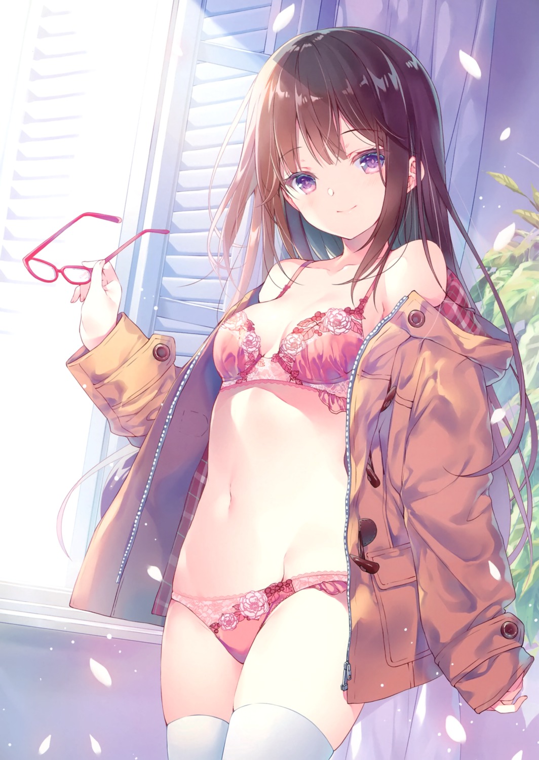 bra lingerie megane miwabe_sakura pantsu pion thighhighs