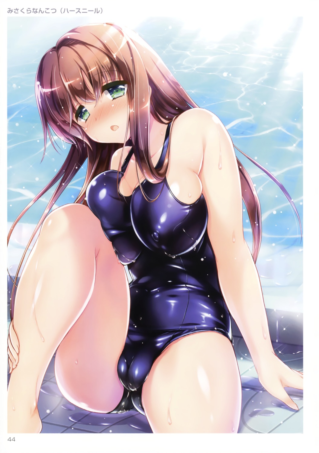 cameltoe erect_nipples misakura_nankotsu school_swimsuit swimsuits toranoana