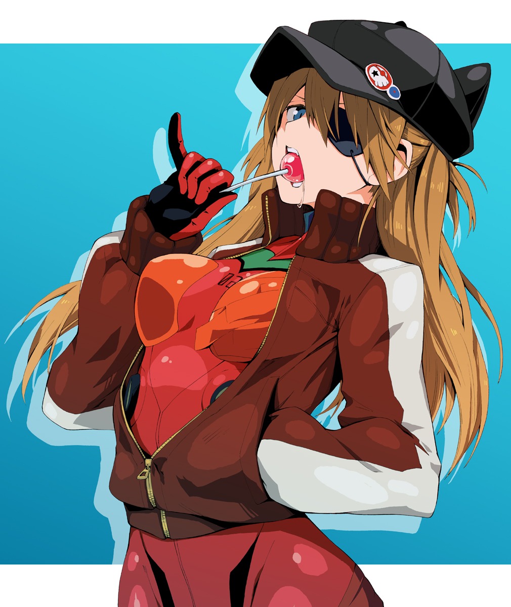 bodysuit eyepatch neon_genesis_evangelion souryuu_asuka_langley u_(rialess100)