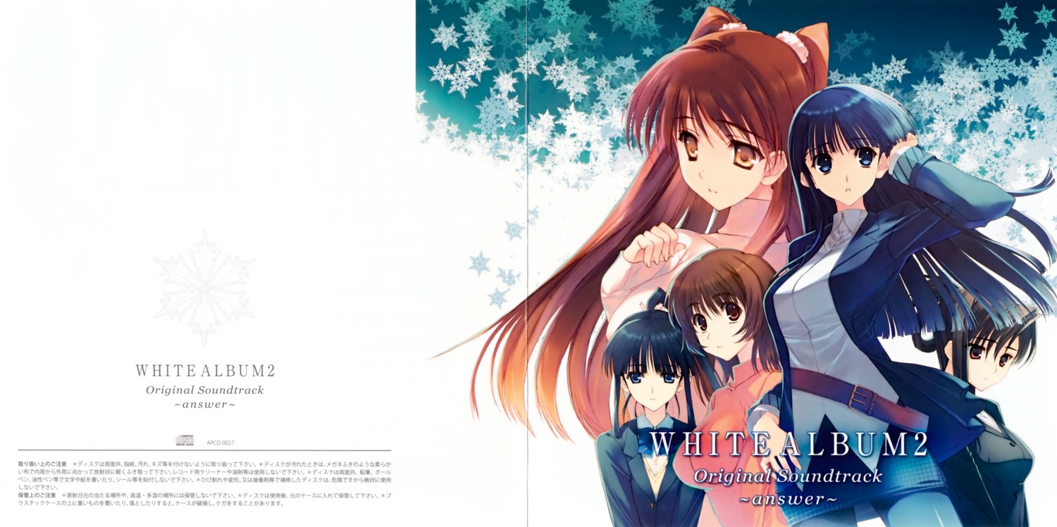 crease disc_cover izumi_chiaki katsura_kenichirou kazaoka_mari nakamura_takeshi ogiso_setsuna sugiura_koharu touma_kazusa white_album white_album_2 yanagisawa_masahide