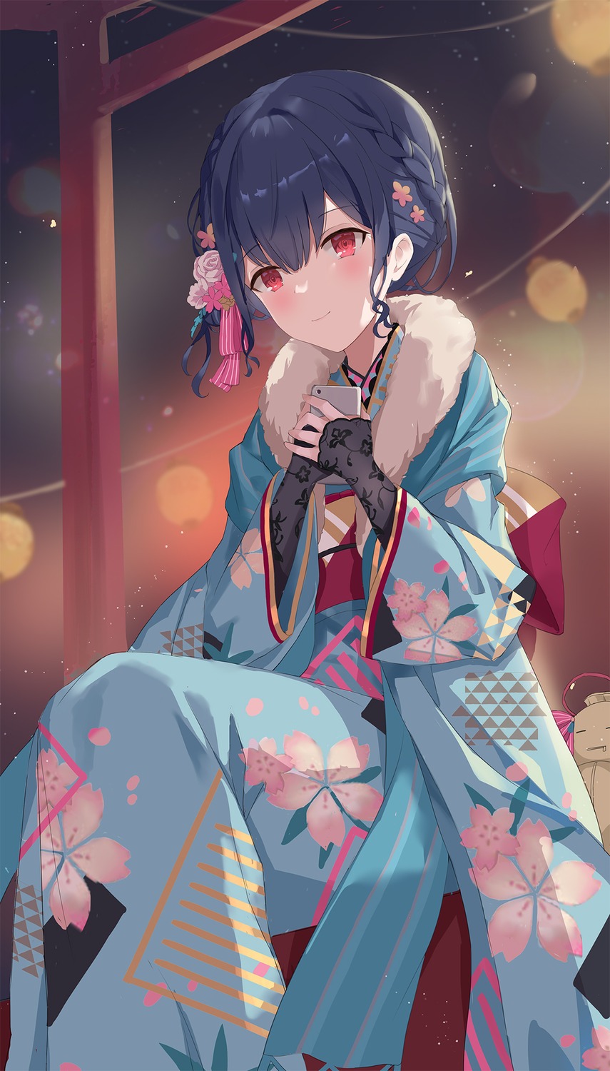 kimono morino_rinze serika the_idolm@ster the_idolm@ster_shiny_colors