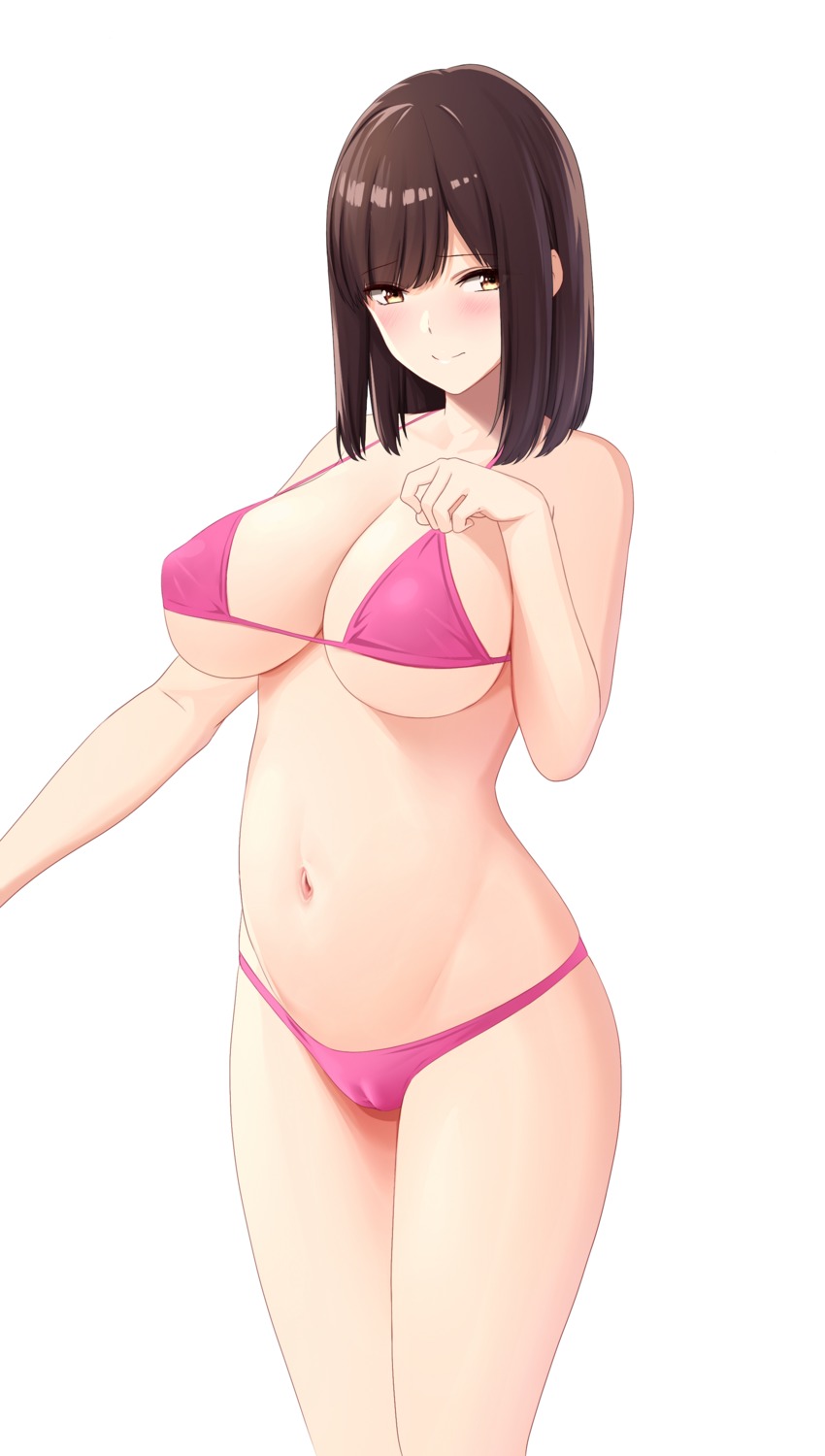 bikini cameltoe erect_nipples marui_koishi swimsuits