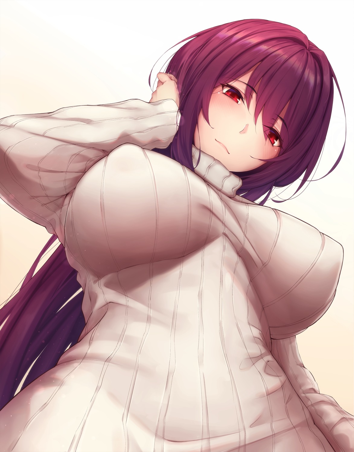 fate/grand_order lun7732 scathach_(fate/grand_order) sweater