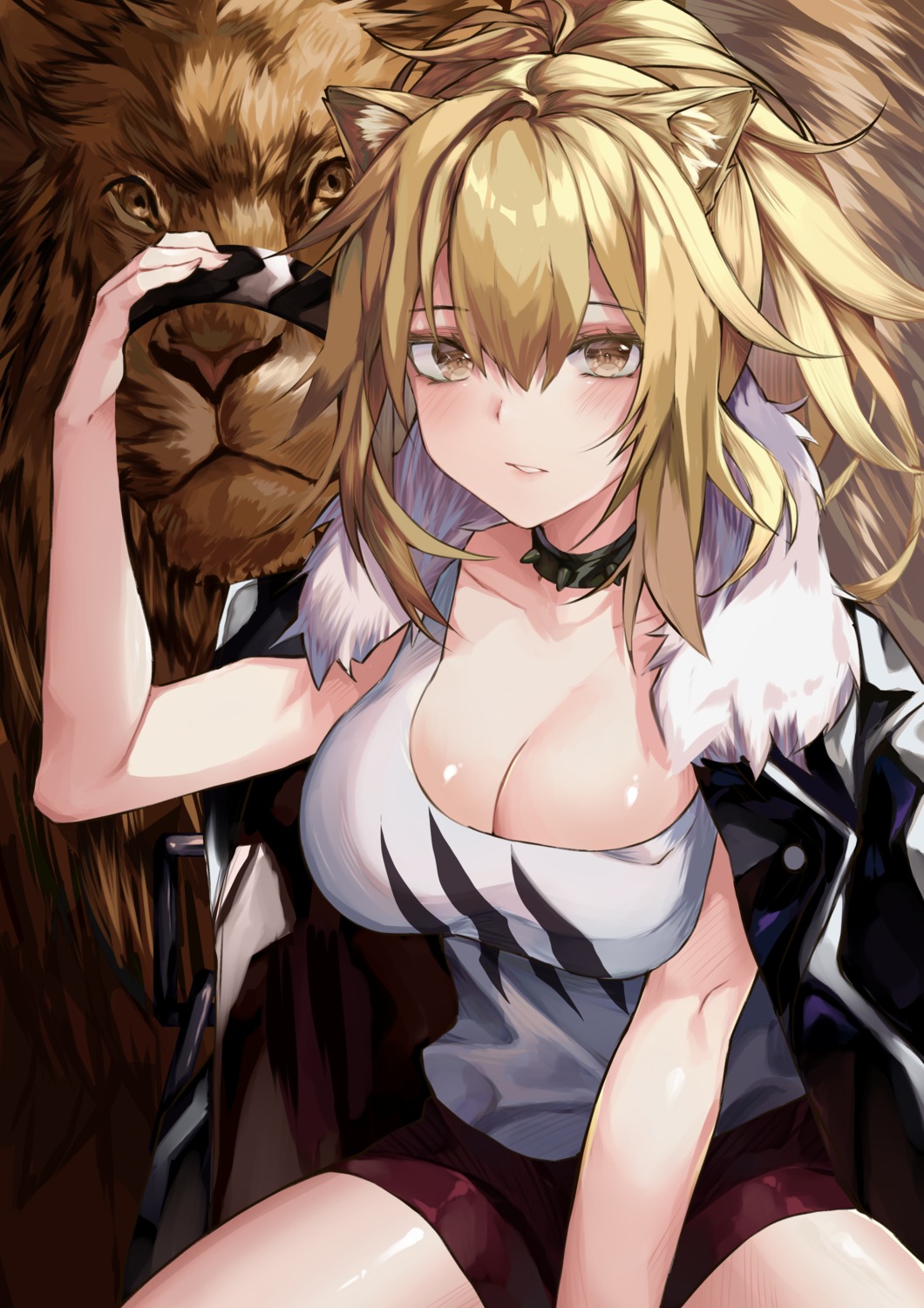 animal_ears arknights fage no_bra siege_(arknights)