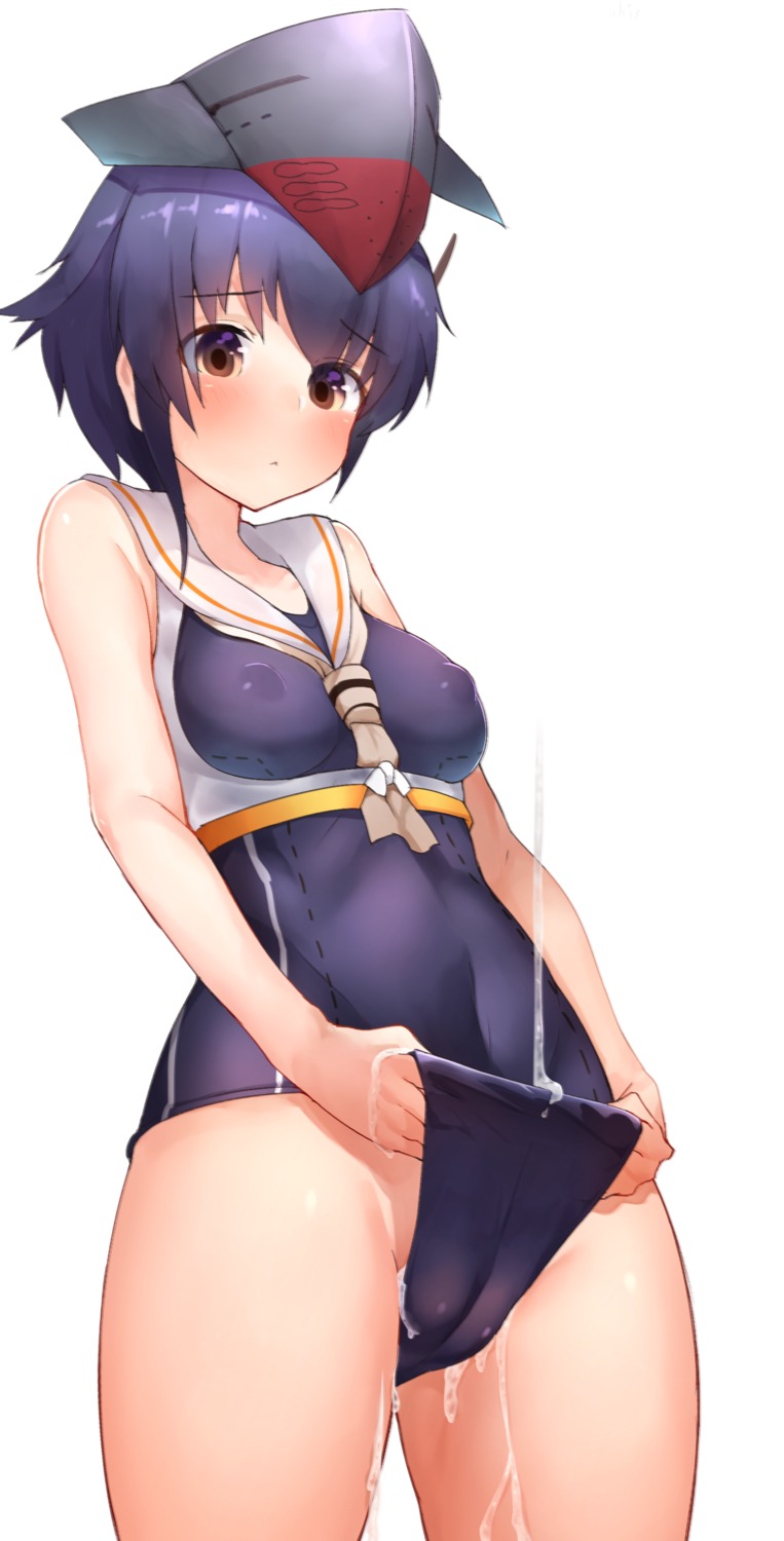 boruhis cameltoe cum erect_nipples i-14_(kancolle) kantai_collection school_swimsuit swimsuits