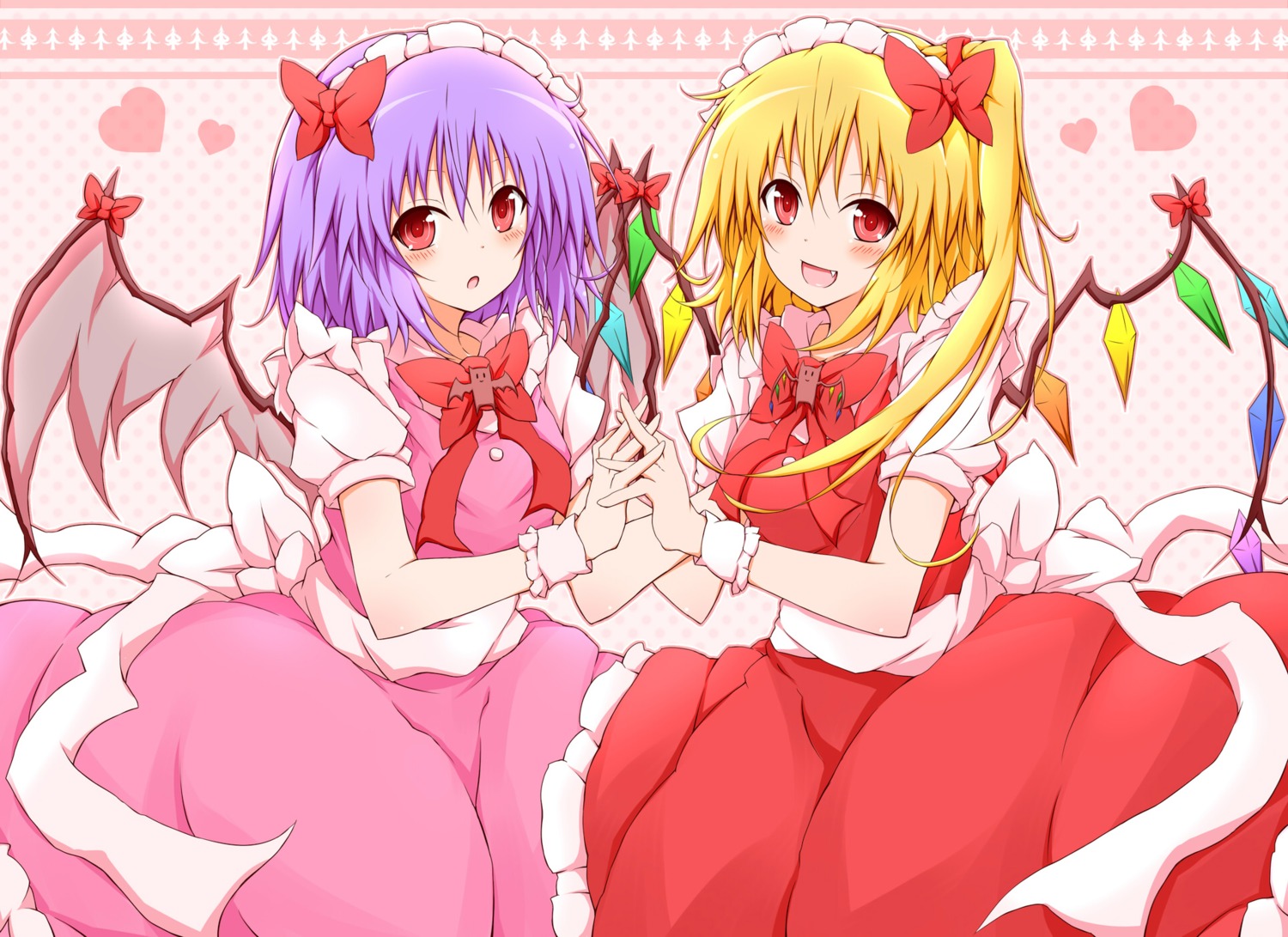 flandre_scarlet karamone-ze remilia_scarlet touhou