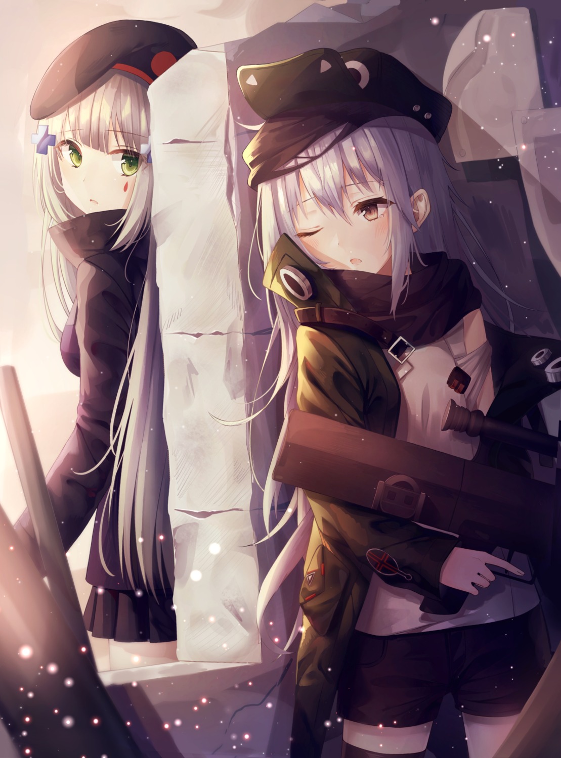 g11_(girls_frontline) girls_frontline gun hk416_(girls_frontline) kyubi