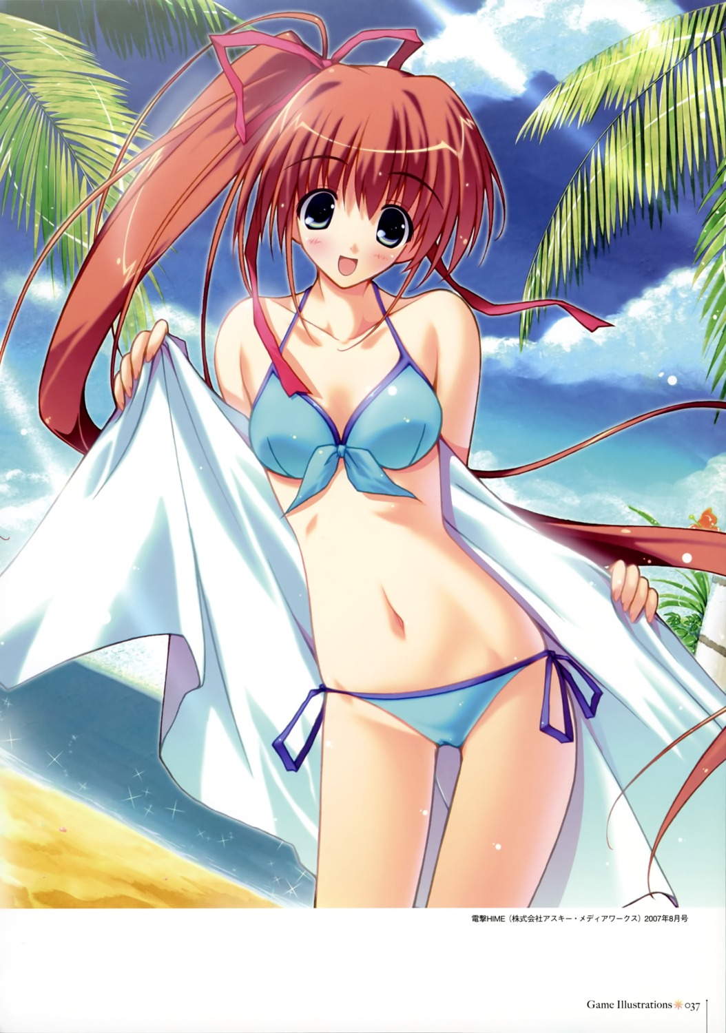 amane_sou bikini cameltoe momose_mio pastel swimsuits