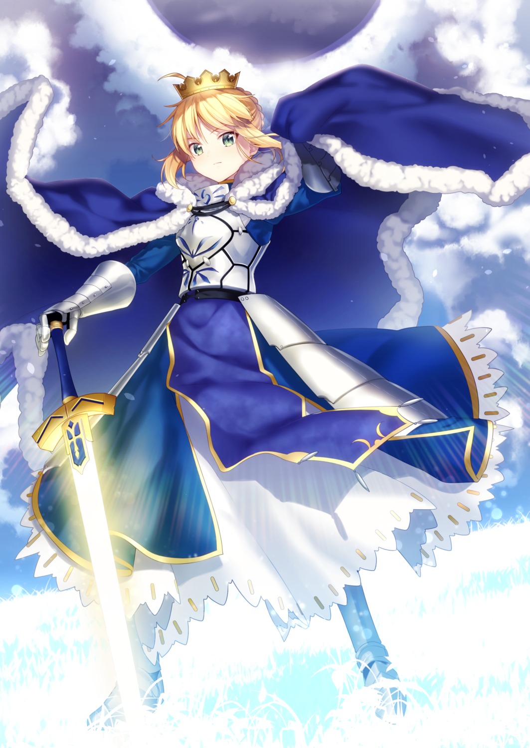 armor dress fate/grand_order fate/stay_night ichiren_namiro saber sword