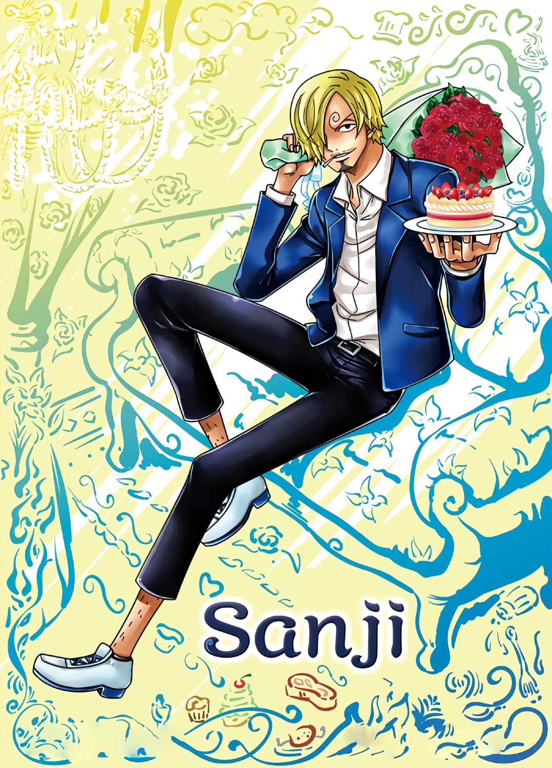 male one_piece smoking tagme vinsmoke_sanji