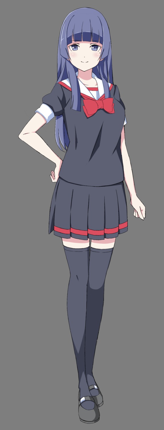 henkei_shoujo seifuku tagme thighhighs transparent_png