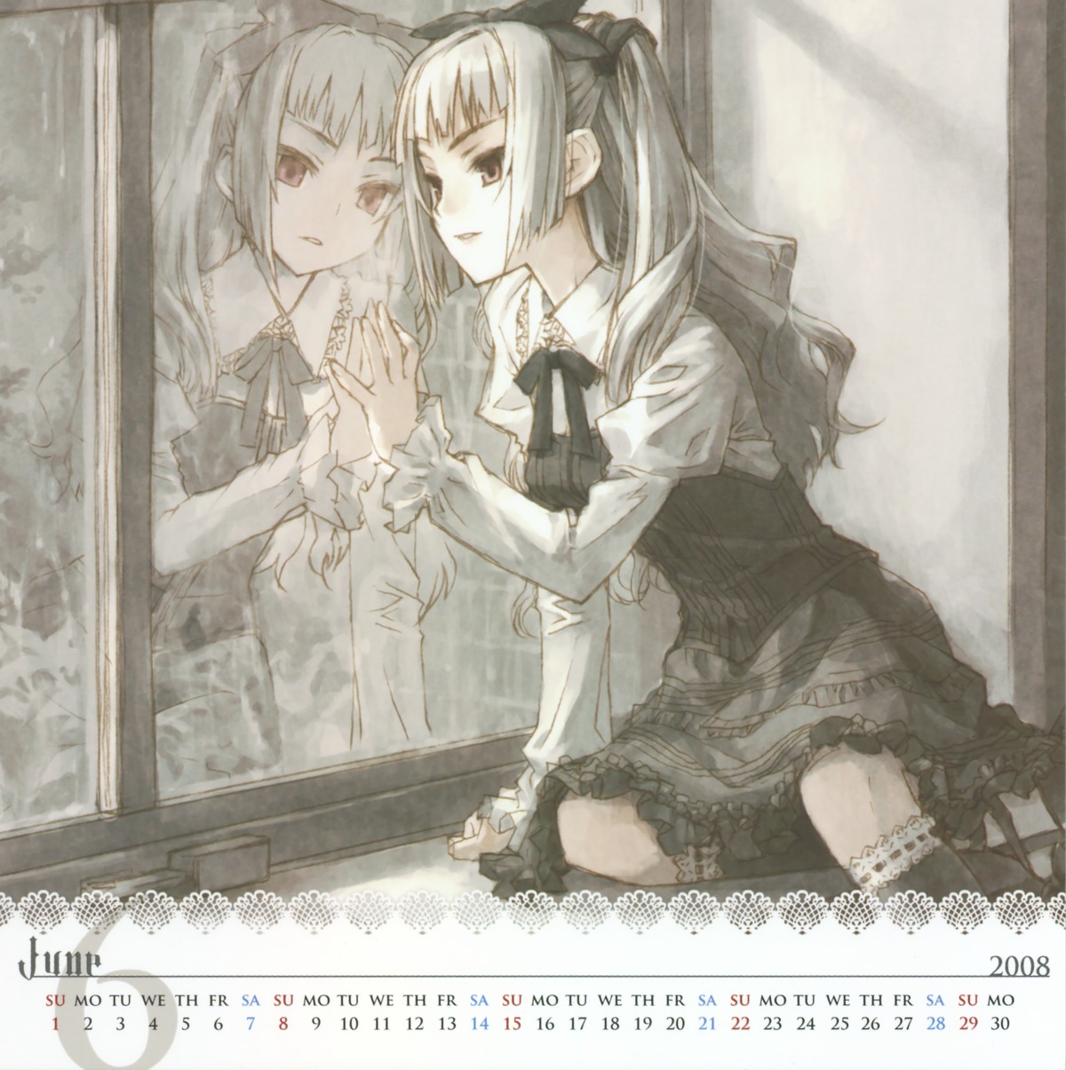 calendar gothic_lolita konoe_ototsugu lolita_fashion