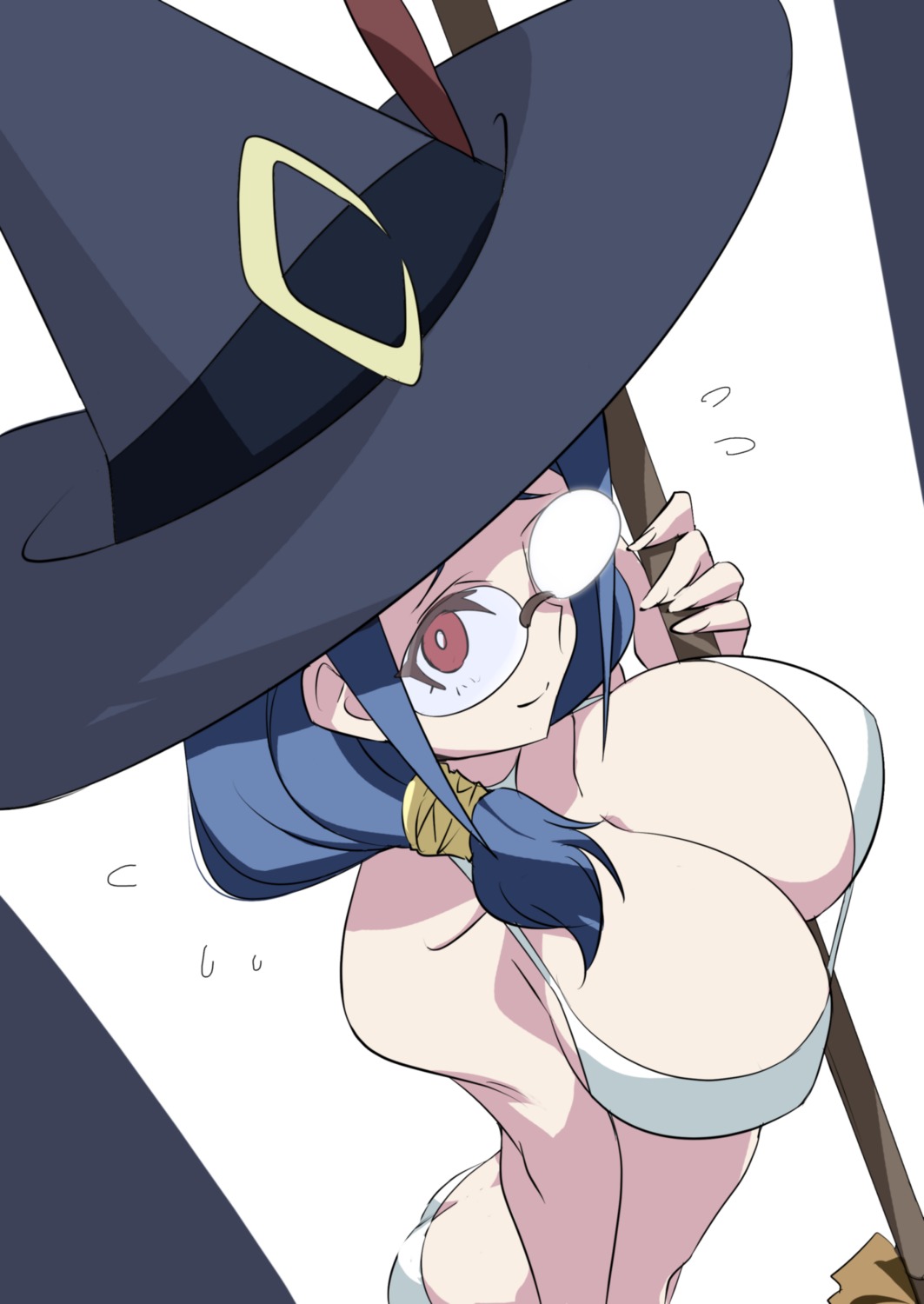 bikini cleavage little_witch_academia megane swimsuits ursula_(little_witch_academia) witch yumekaranigeruna