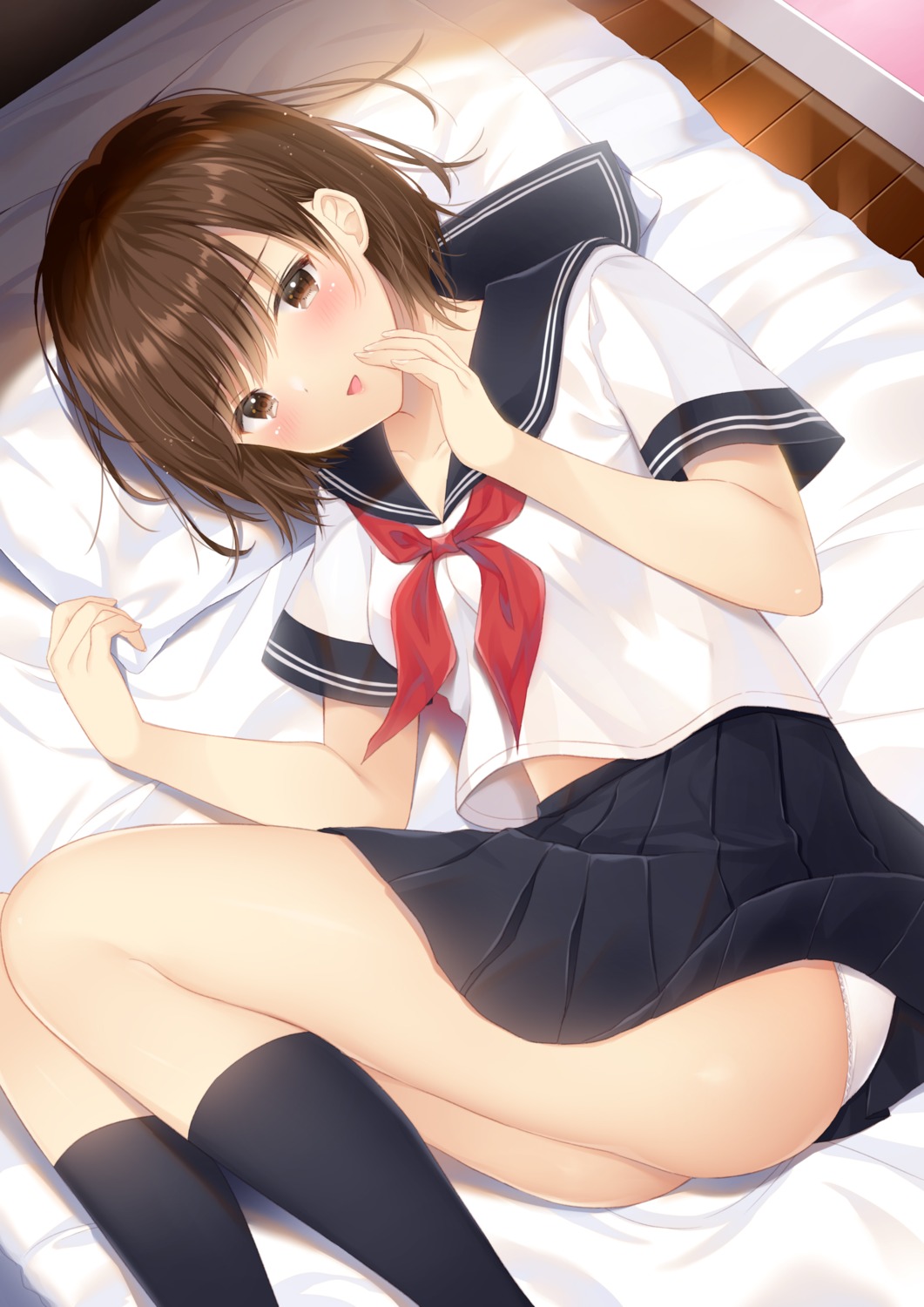 amagami_drop pantsu see_through seifuku shuha skirt_lift