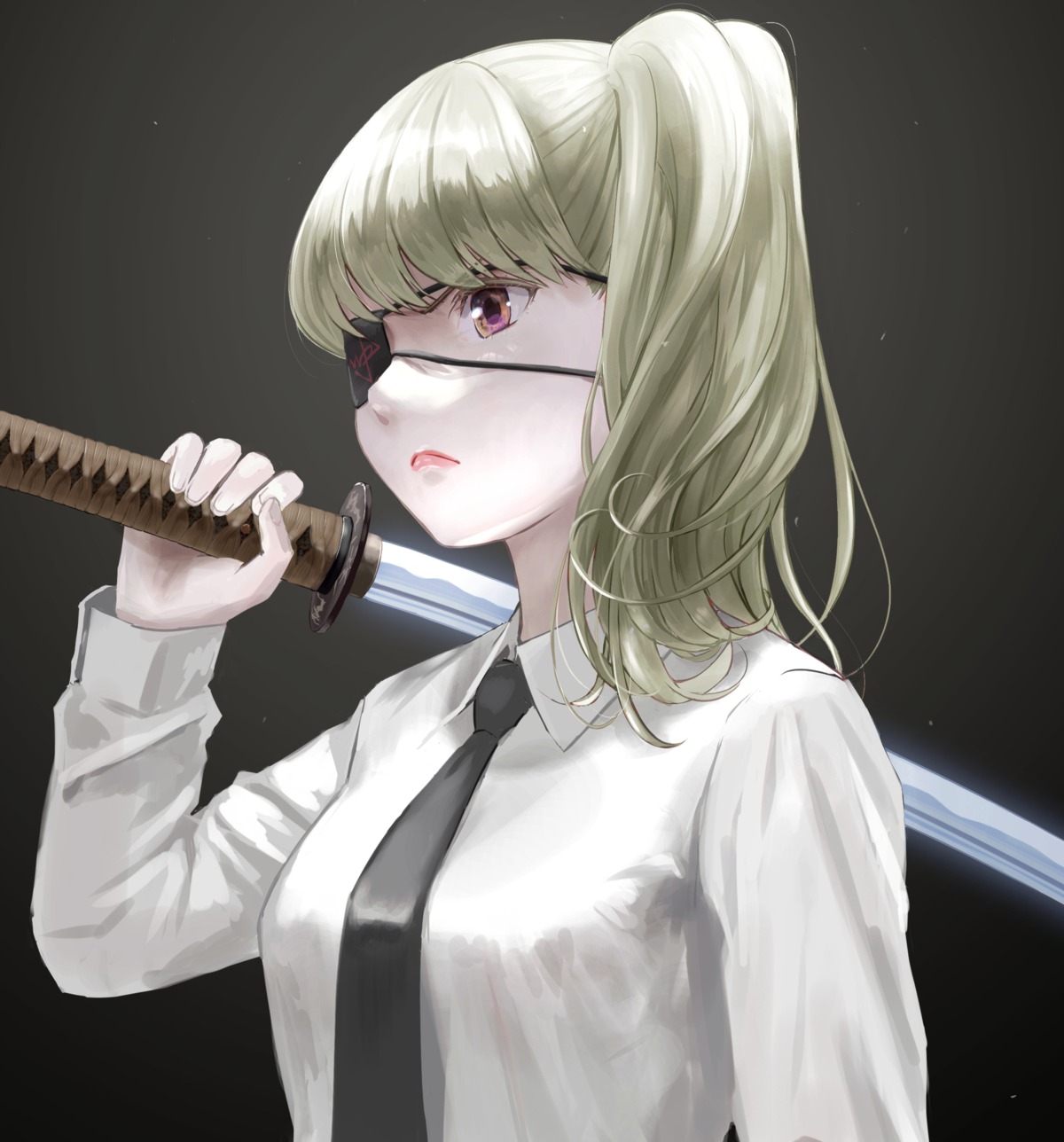 dress_shirt eyepatch ishiyuki00 sword