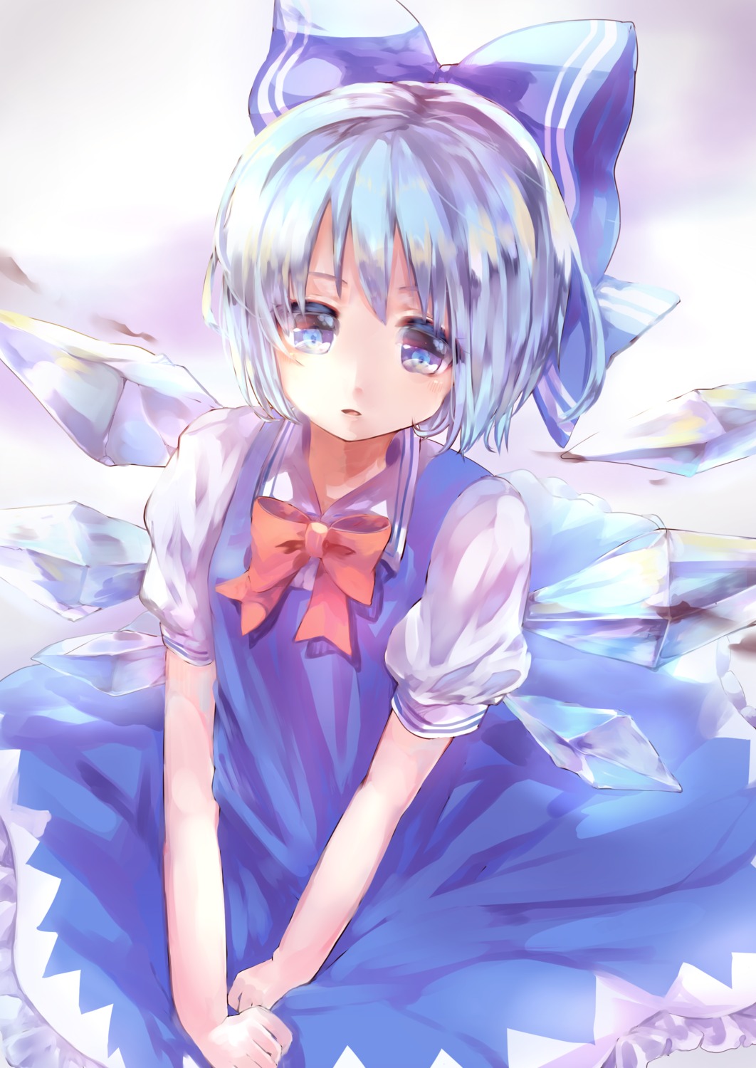 cirno dress hoshi_no_yurara touhou wings