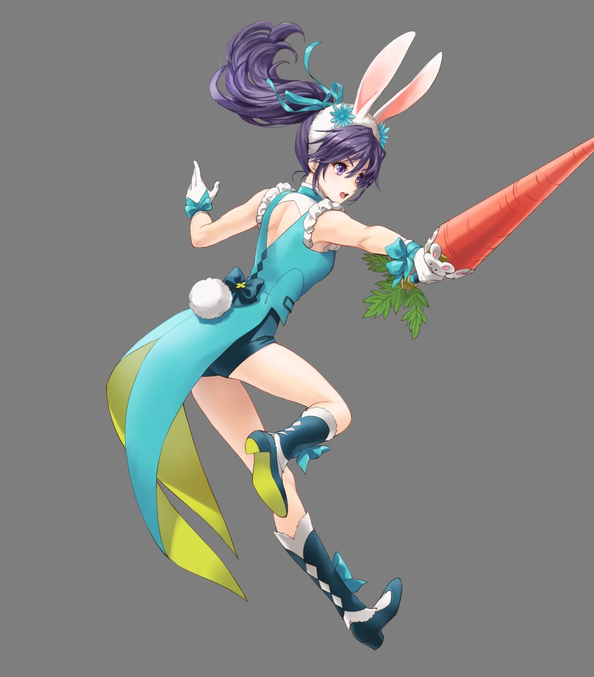 animal_ears ass bunny_ears bunny_girl duplicate fir fire_emblem fire_emblem:_rekka_no_ken fire_emblem_heroes heels kaya8 nintendo tail weapon