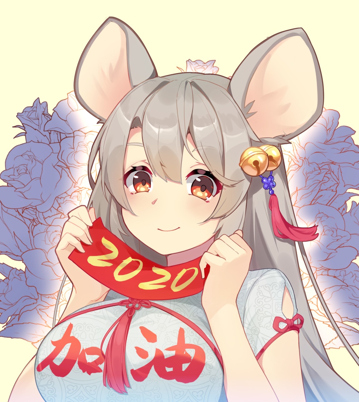 animal_ears asian_clothes muji_(majunduo)