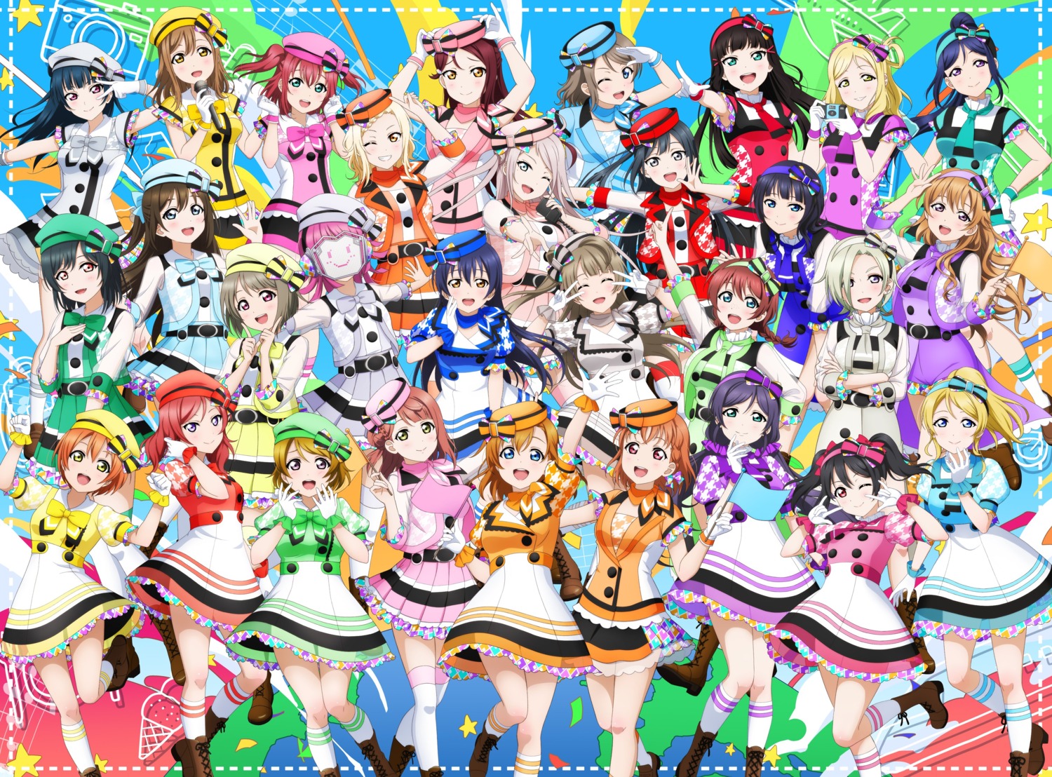 asaka_karin ayase_eli crossover emma_verde headphones heels hoshizora_rin koizumi_hanayo konoe_kanata kousaka_honoka kunikida_hanamaru kurosawa_dia kurosawa_ruby love_live! love_live!_nijigasaki_high_school_idol_club love_live!_school_idol_festival_all_stars love_live!_sunshine!! matsuura_kanan mia_taylor mifune_shioriko minami_kotori miyashita_ai nakasu_kasumi nishikino_maki ohara_mari ousaka_shizuku sakurauchi_riko see_through sonoda_umi tagme takami_chika tennouji_rina thighhighs toujou_nozomi tsushima_yoshiko uehara_ayumu uniform watanabe_you yazawa_nico yuuki_setsuna zhong_lanzhu