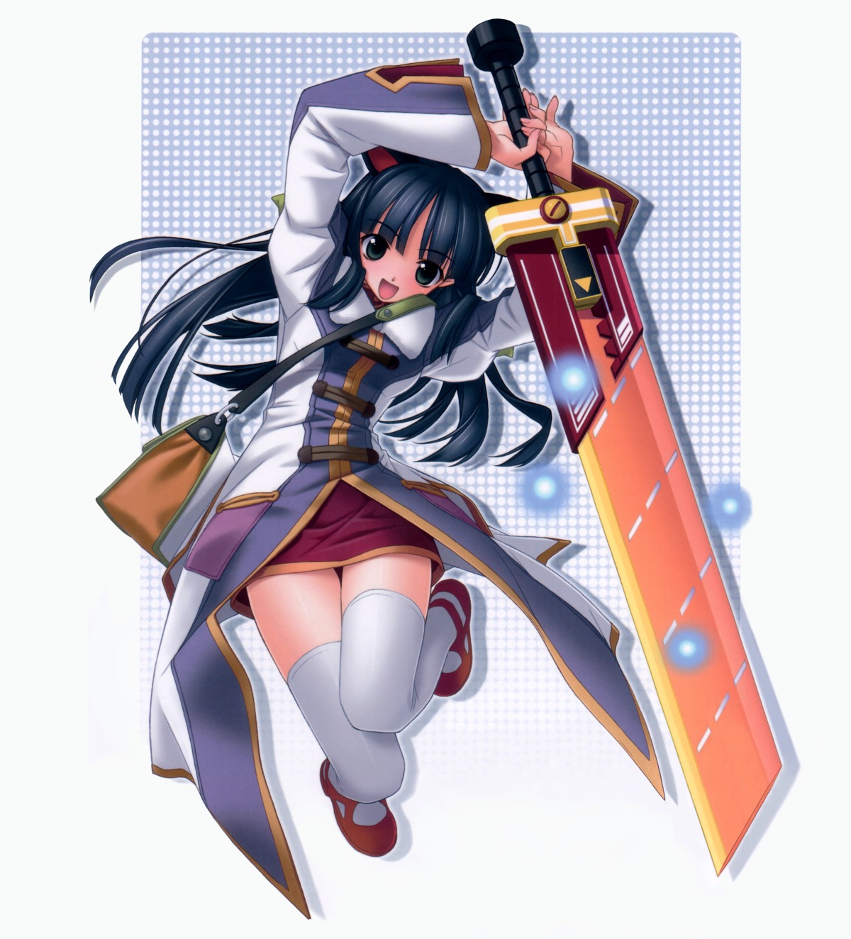 hashimoto_takashi sword thighhighs