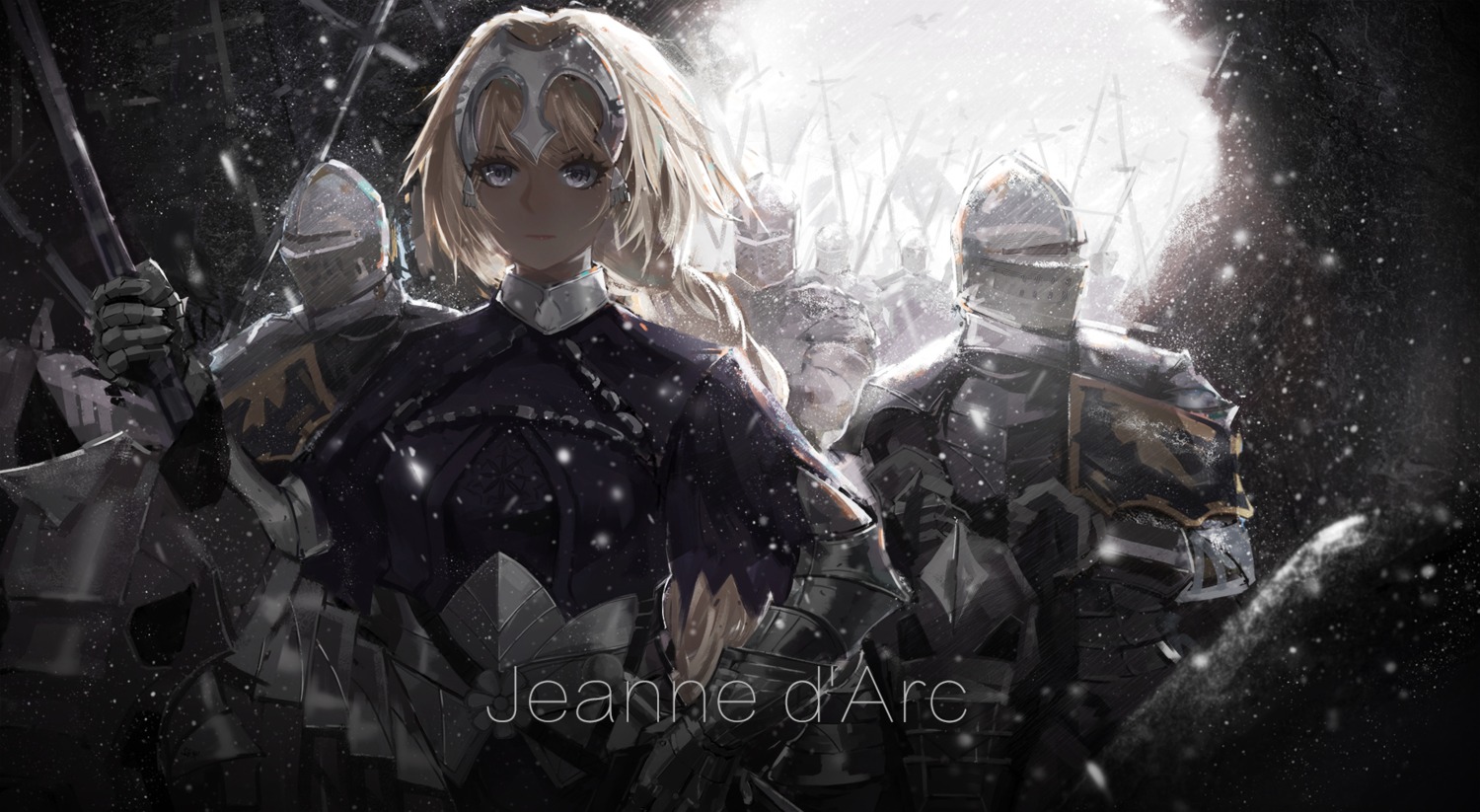 armor fate/grand_order jeanne_d'arc jeanne_d'arc_(fate) maoii sword