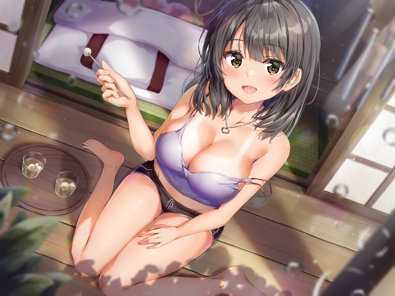 kuria_(clear_trip_second) no_bra tan_lines wardrobe_malfunction