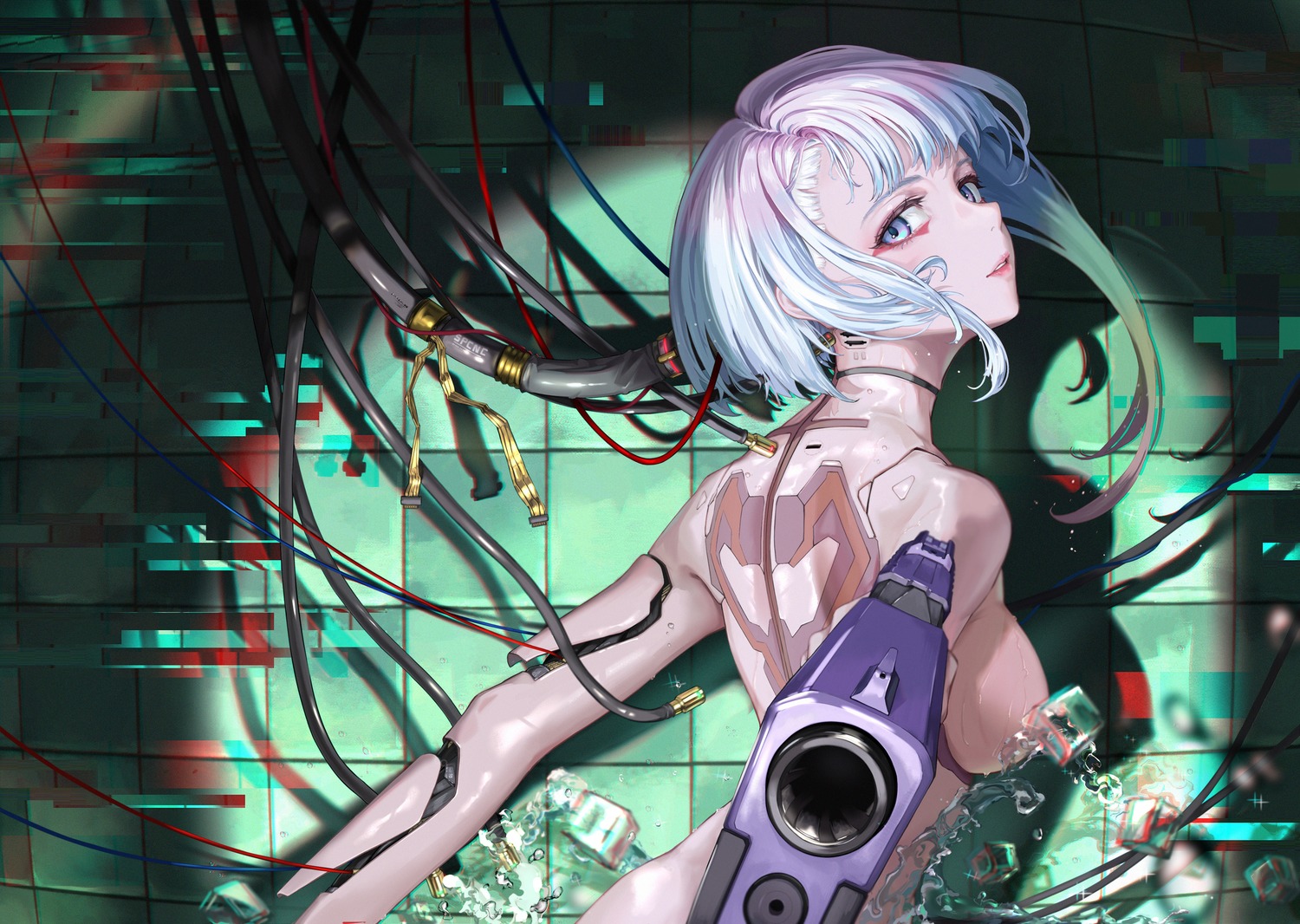 cyberpunk:_edgerunners cyberpunk_2077 lucy_(cyberpunk) mecha_musume tooku0 topless