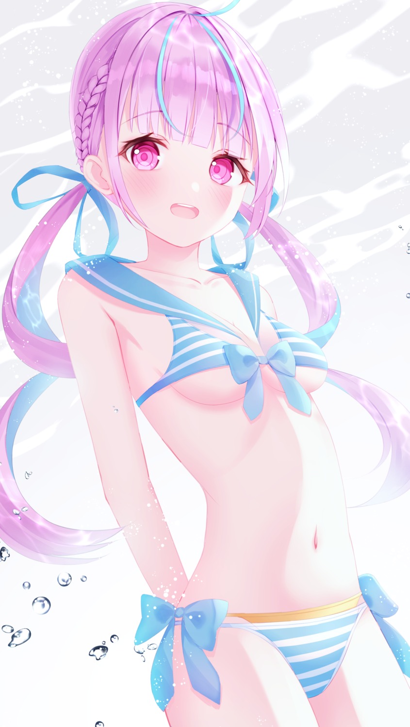 anzu_yotsuba bikini hololive minato_aqua swimsuits