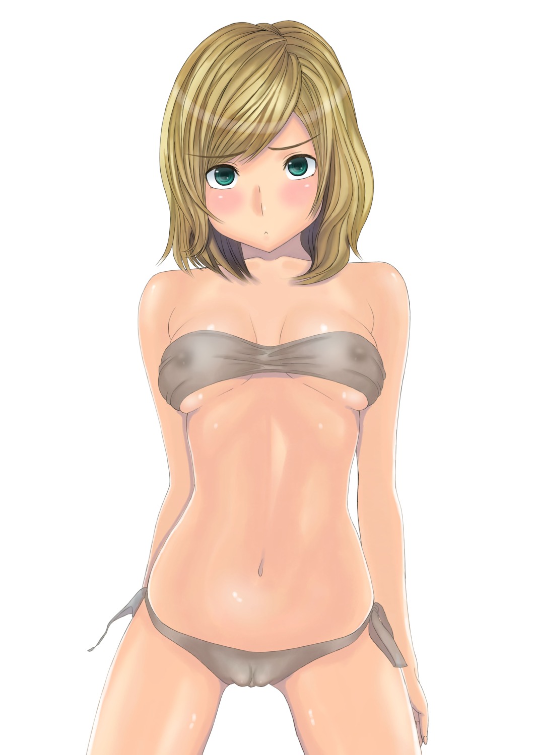 bikini cameltoe erect_nipples jpeg_artifacts sirumeria swimsuits