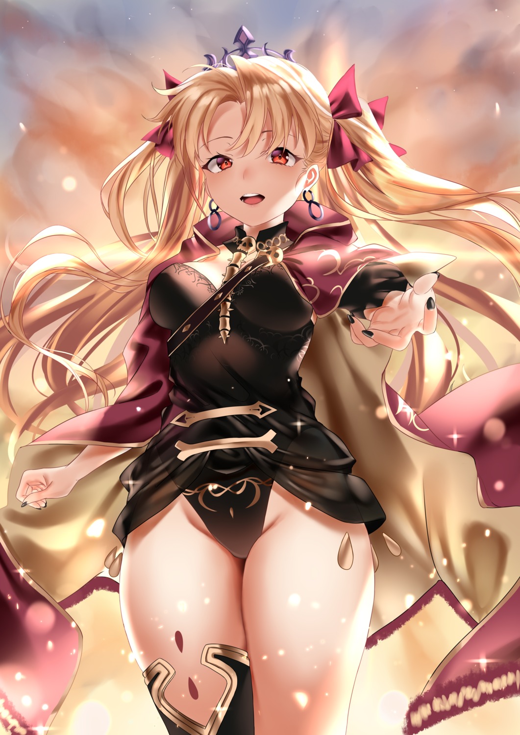 ereshkigal_(fate/grand_order) fate/grand_order leotard thighhighs zasshu