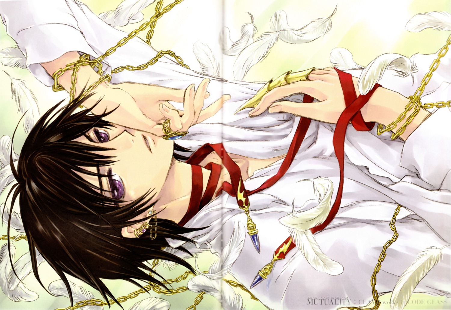 clamp code_geass crease lelouch_lamperouge male watermark