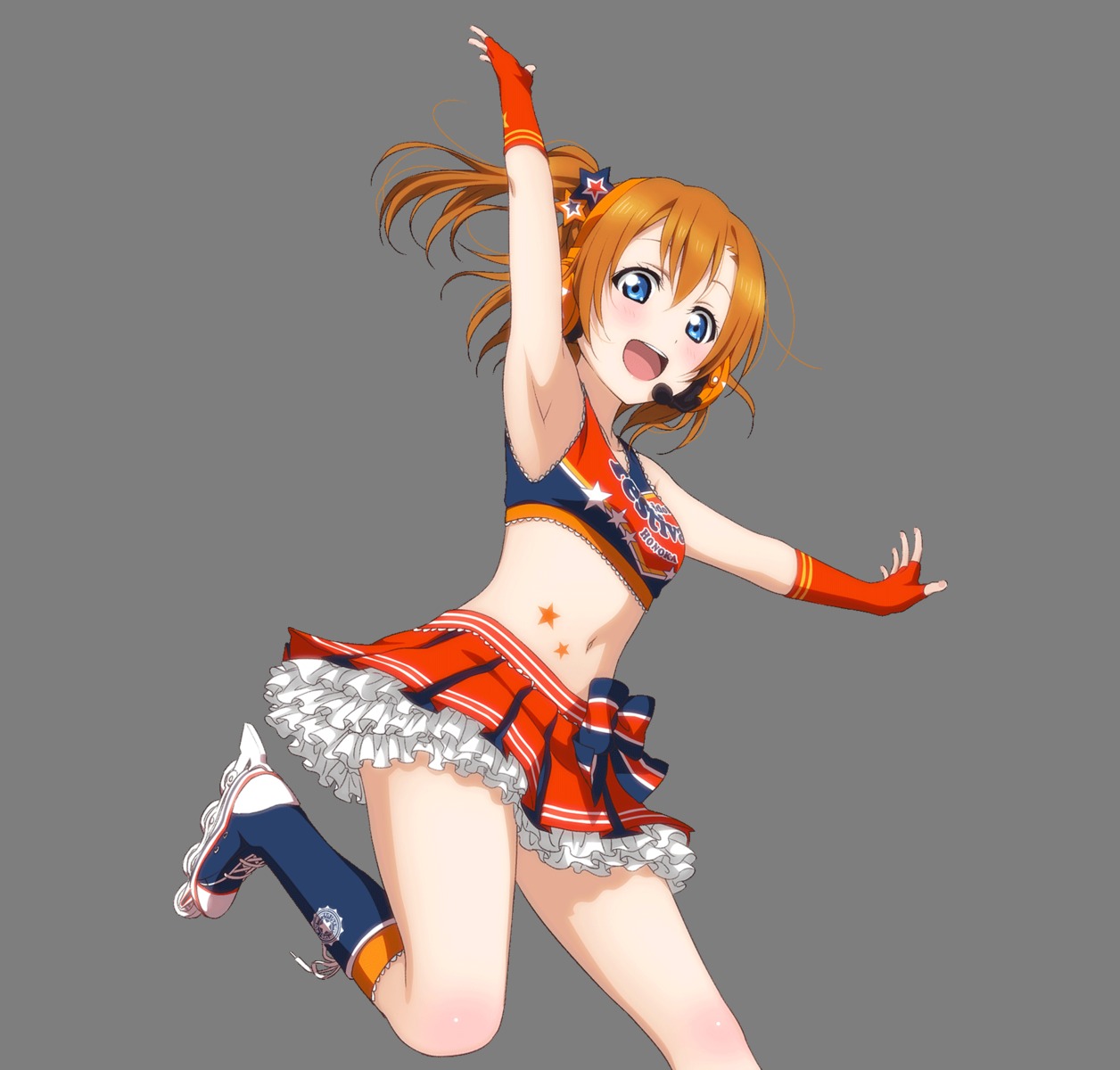 cheerleader headphones kousaka_honoka love_live! tagme transparent_png