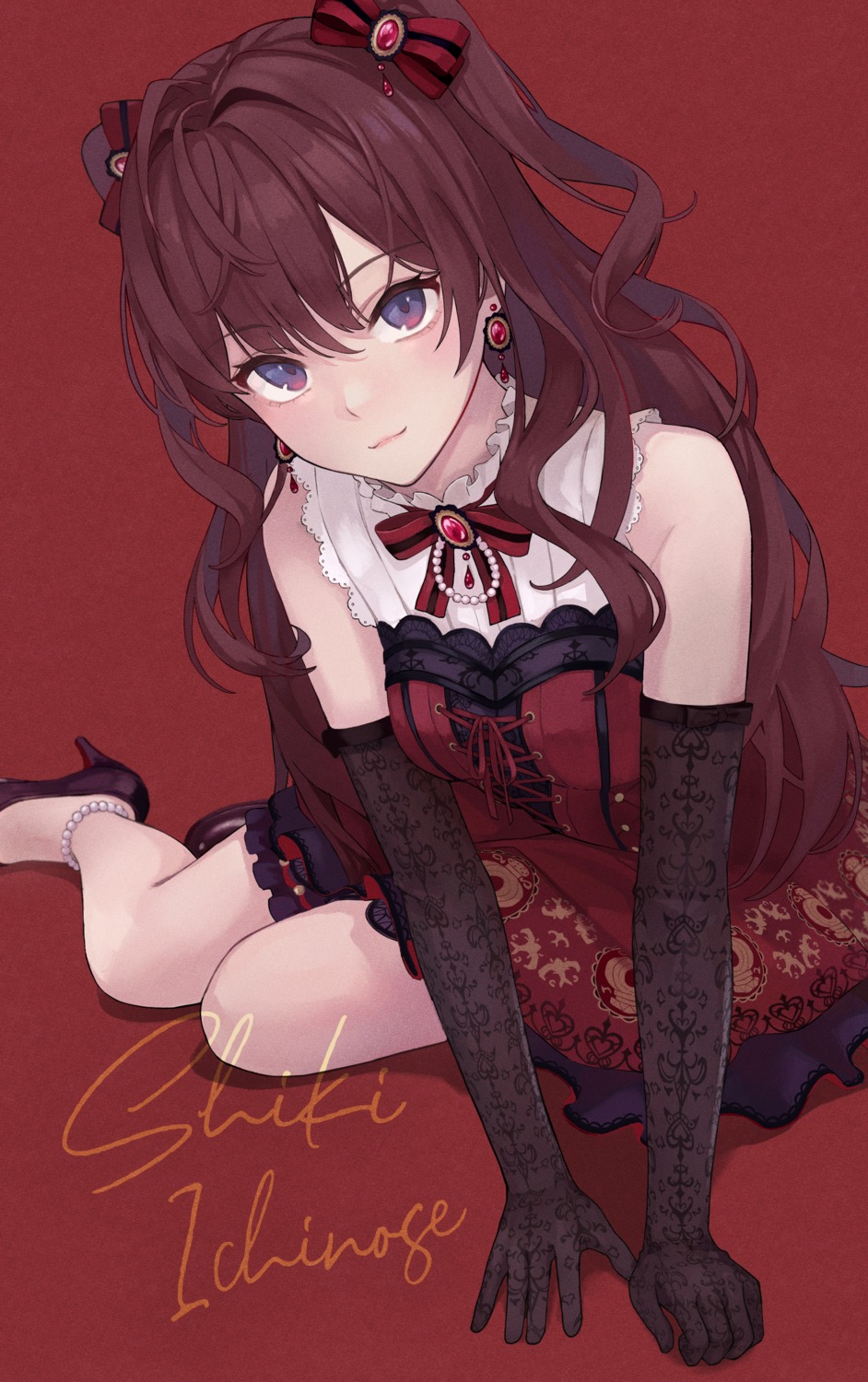 dress heels ichinose_shiki lolita_fashion sugai_(4ugaii) the_idolm@ster the_idolm@ster_cinderella_girls